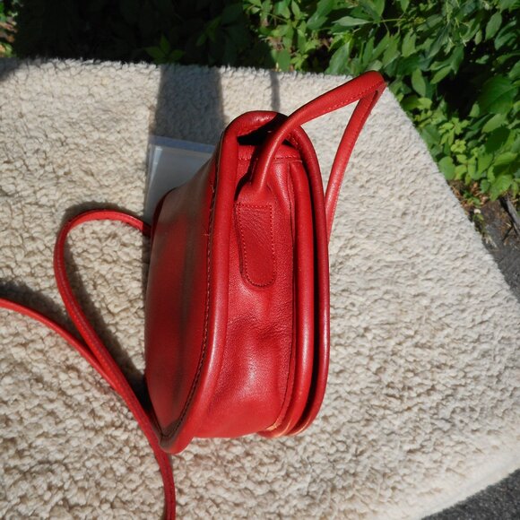 Vintage Coach NYC Mini Bag EUC Pre 1994, 9825 in Red - Picture 3 of 9